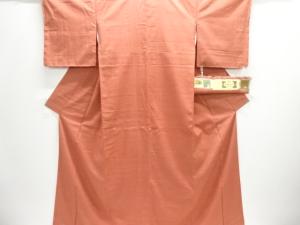 未使用品　草木染　本場結城玉紬着物(結織苑)
